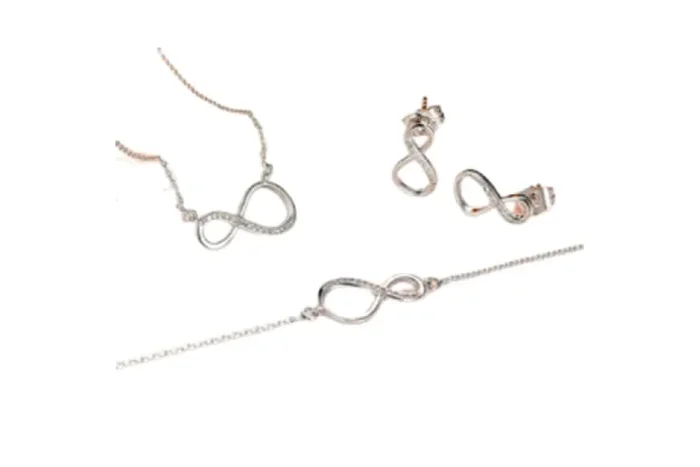 Dazzling Infinity Crystal Tri-Set