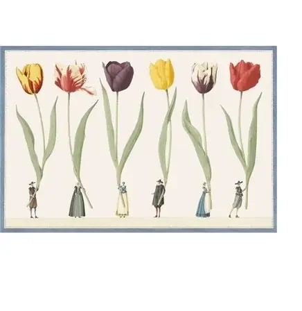 Die-Cut Placemat Tulip Parade
