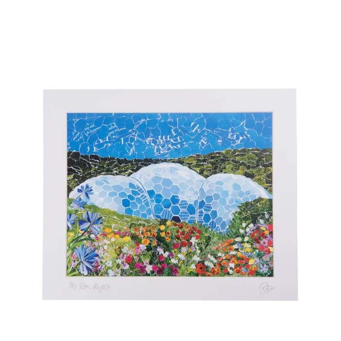 Eden Project floral biome 10×8 print