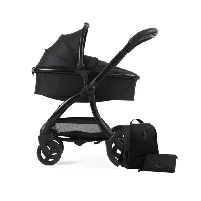 Egg3 Pushchair & Carrycot – Special Edition Houndstooth Black