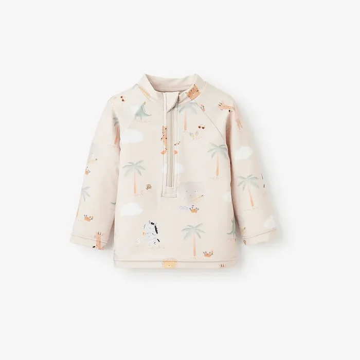 Elegant Baby Seaside Safari Baby Rash Guard 6-9 Months