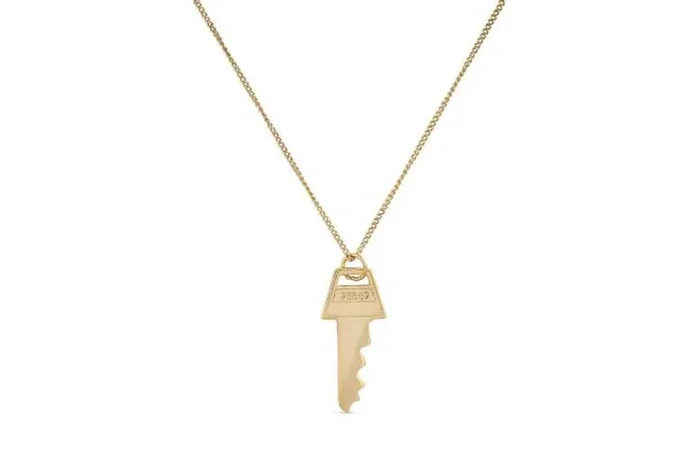Elk & Bloom 14K Gold Key Pendant Necklace