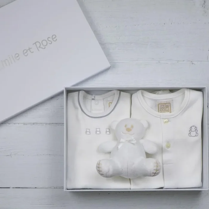 Emile et Rose ‘Tatum’ White Gift Set
