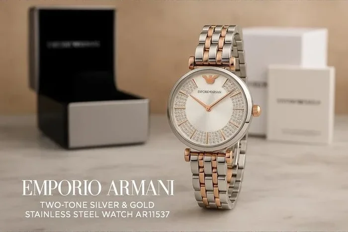 Emporio Armani AR11537 Two-Tone Stainless Steel Watch