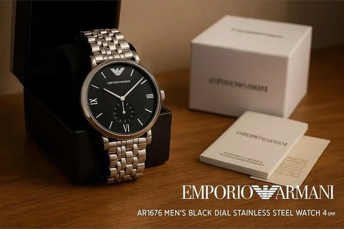 Emporio Armani AR1676 Men’s Watch – Stainless Steel & Water Resistant!
