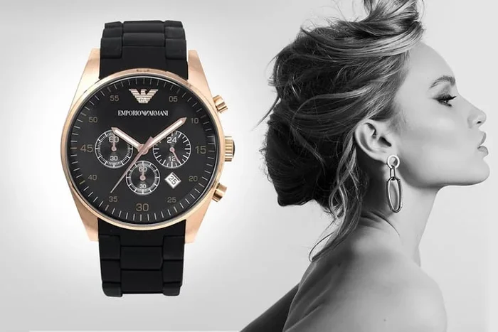 Emporio Armani Tazio Glamorous Ladies Watch – AR5906