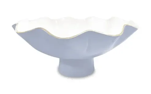 Encanto Carola Small Pedestal – Periwinkle and White – Beatriz Ball