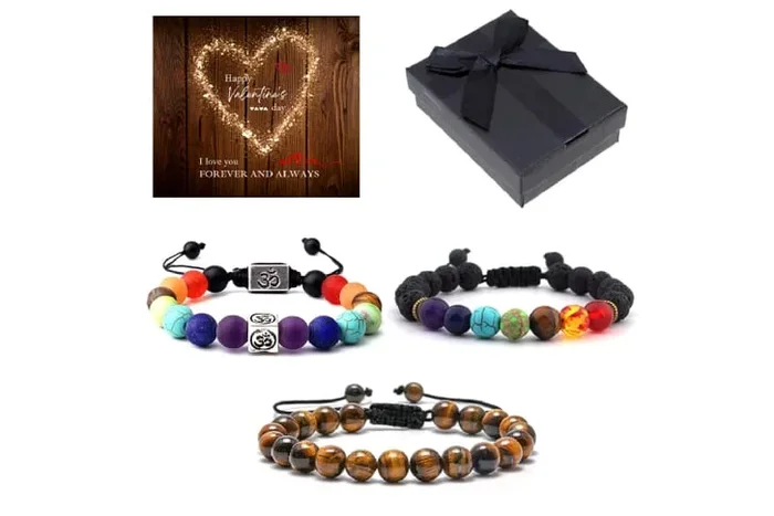 Enchanting Chakra Stone Bracelet & Valentine Gift Box