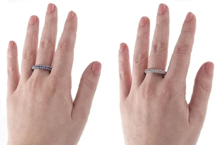 Eternal Elegance: Crystal Wedding Ring Band