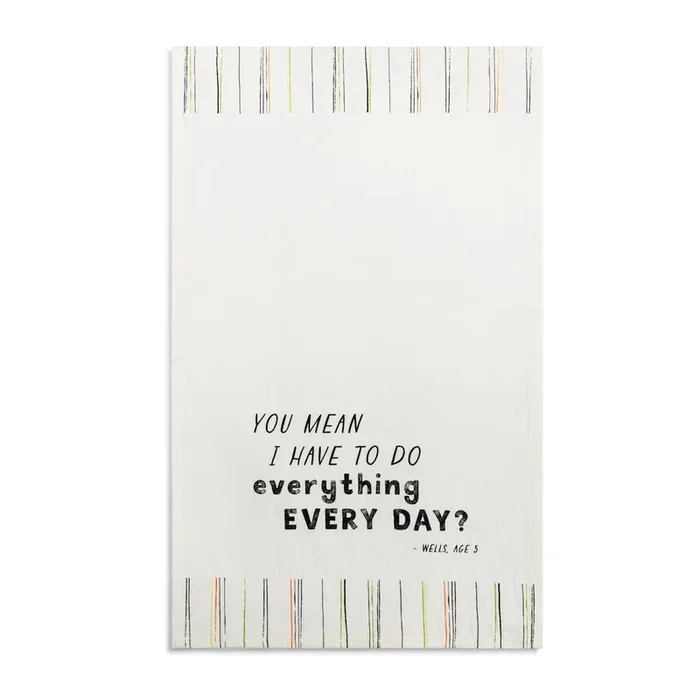 Everything Every Day Flour Sack Towel