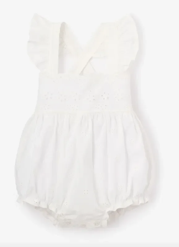 Eyelet Lace Ruffle Sunsuit 12-18 M – Elegant Baby