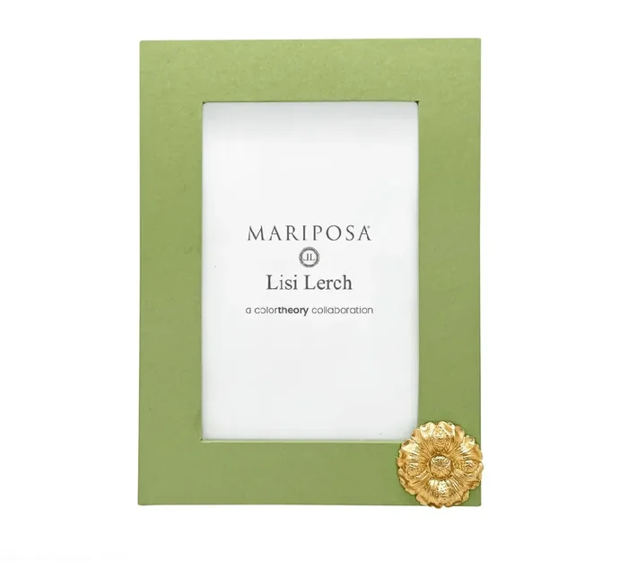 Flower Meadow Green 4×6 Frame- Mariposa