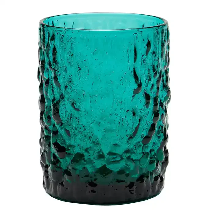 Fredrick Hand Blown Tumbler Glasses Set/6 (Aqua)