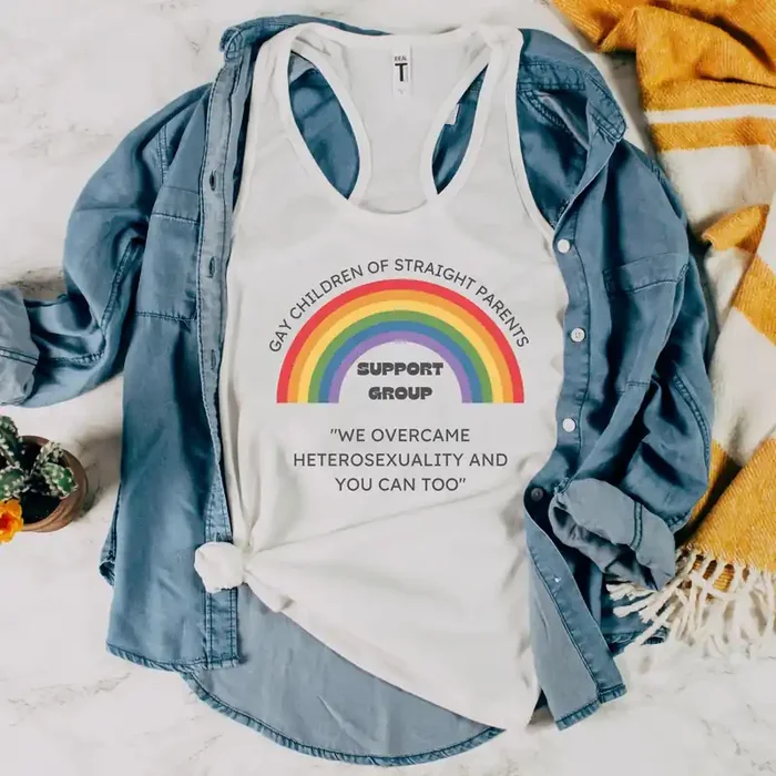 Gay Children of Straight Parents Women‘s Ideal Racerback Tank