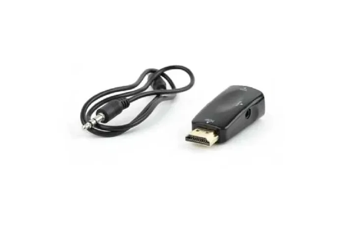 Gembird HDMI to VGA & Audio Adapter – Home Cinema Connectivity, HD Display Support