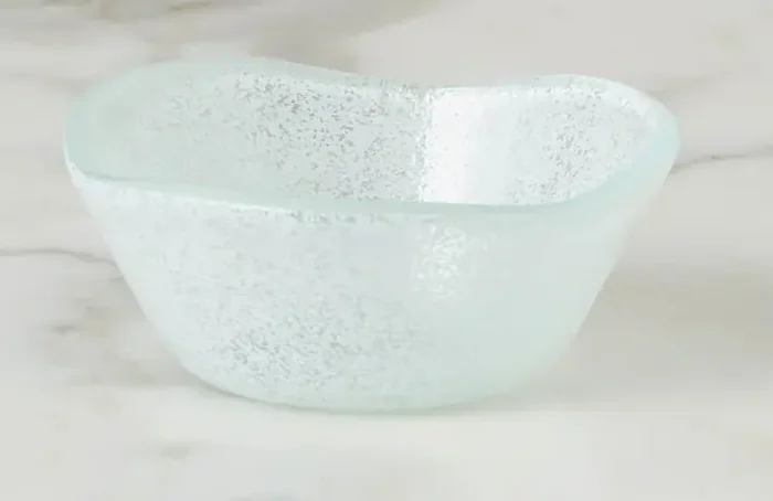 Glass Dipping Bowl, White – Etu home