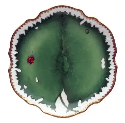 Green Leaf Bread & Butter Plate- Anna Weatherley
