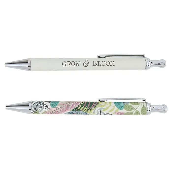 Grow & Bloom Pen Set of 2 Giftable Pens in Box Refillable