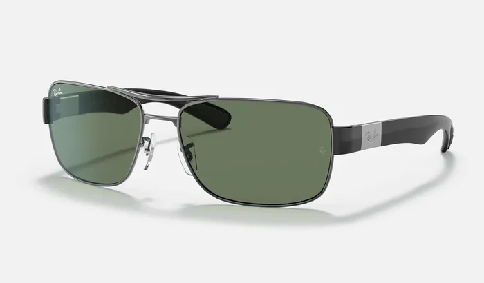 Gunmetal + Green Classic • RB3522