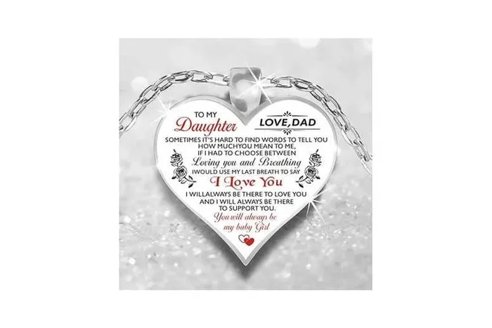 Heartfelt “To My Daughter” Necklace – A Token of Love