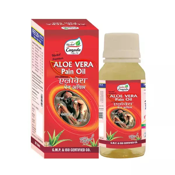 Herbal Canada Aloevera Pain Oil – 60 ml