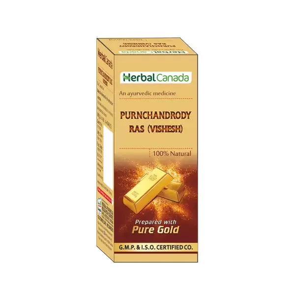 Herbal Canada Purnchandrody Ras ( Vishesh ) – 10 Tablets