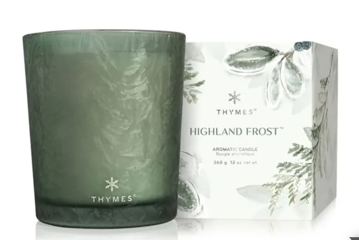 Highland Frost Large Candle- Thymes