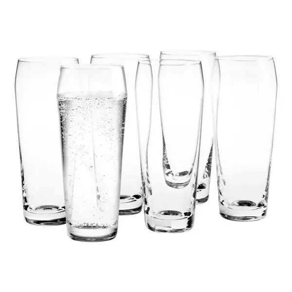 Holmegaard Perfection Clear Tumbler Glass, Set of 6