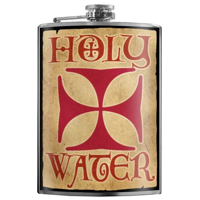 Holy Water Liquor Flask Lead-Free Stainless Steel
