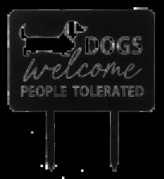 Humorous Pet Garden Yard Stakes