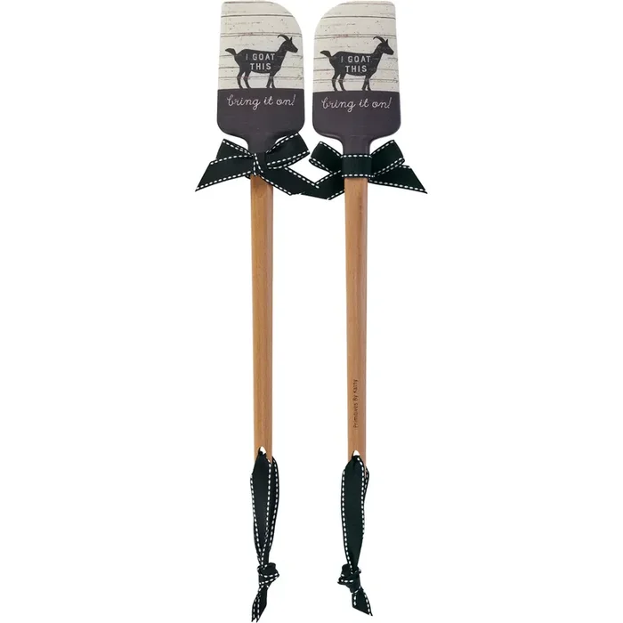 I Goat This Bring It On Silicone Spatula Wooden Handle Double-Sided Spatula
