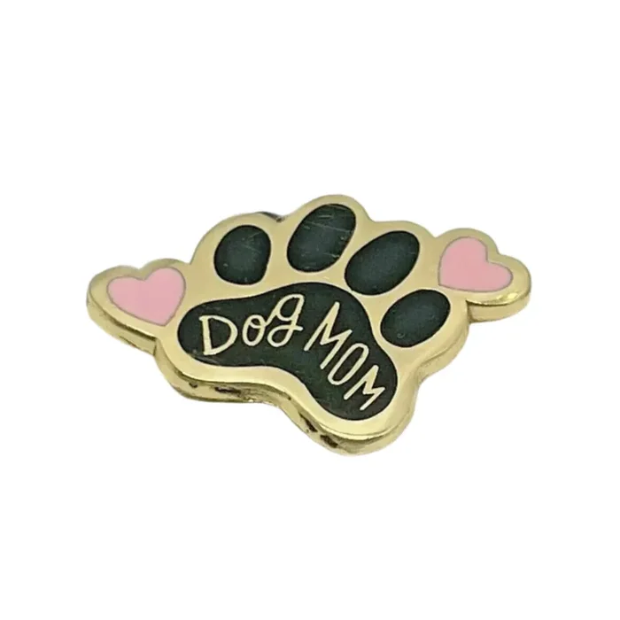 I Just Want To Be A Stay At Home Dog Mom Enamel Pin on Gift Card