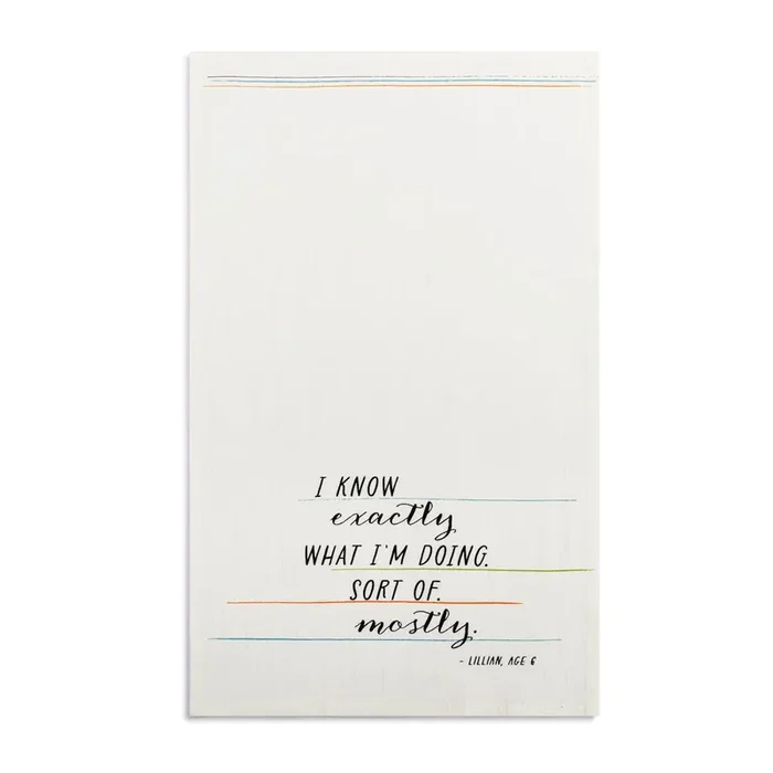 I Know What I‘m Doing Flour Sack Towel