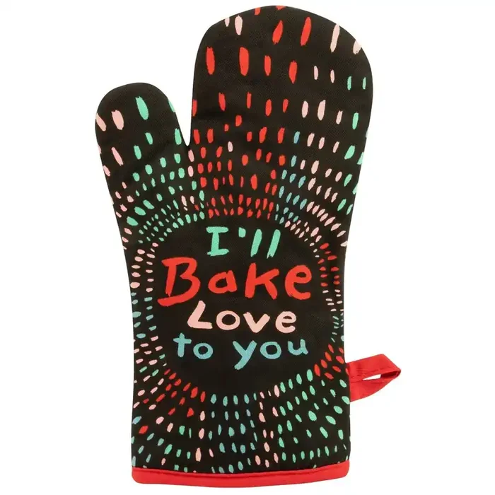 I‘ll Bake Love To You Oven Mitt Kitchen Thermal Single Pot Holder BlueQ at GetBullish