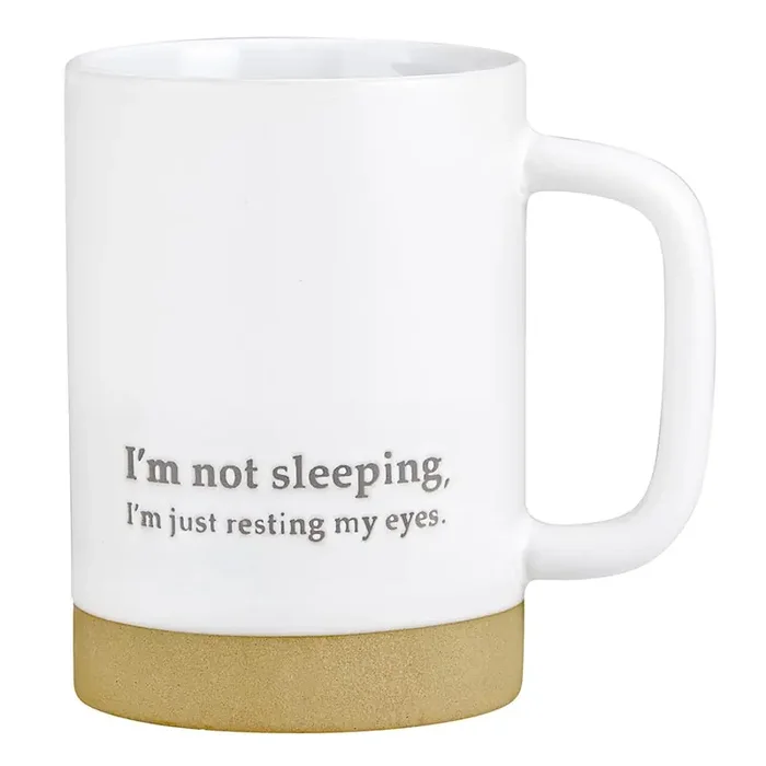 I‘m Not Sleeping – I‘m Just Resting Eyes Signature Mug Stoneware Tea Coffee Cup 17oz