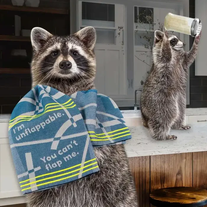 I‘m Unflappable. You Can‘t Flap Me Woven Dish Cloth Towel Kitchen Tea Towel 21″ x 28″ BlueQ at GetBullish