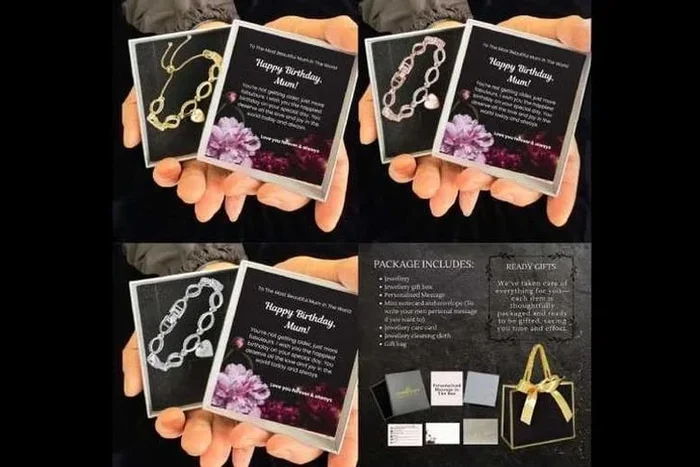 Infinity Mum Bracelet – Hypoallergenic, Crystal Heart Charm, Gift Boxed