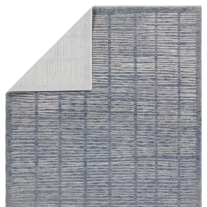 Jaipur Living Dounia Striped Blue/ Light Gray Area Rug (BALLAD – BLA11)