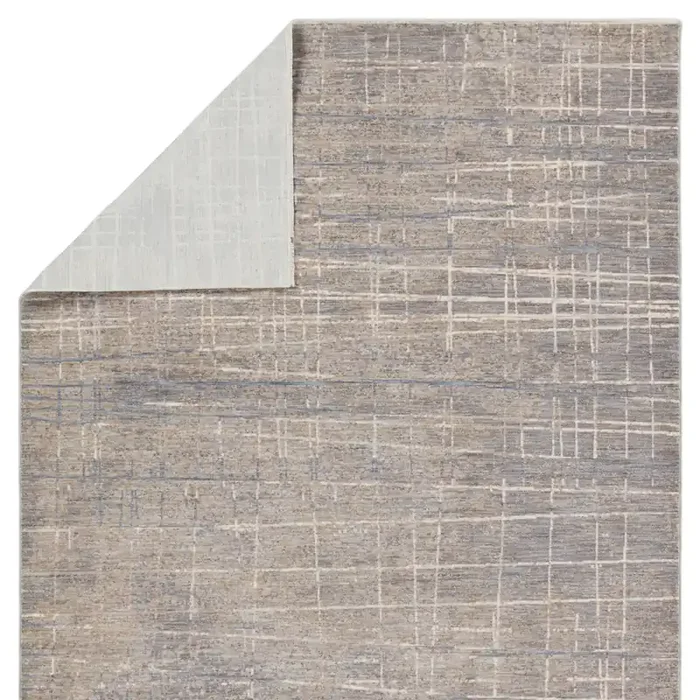 Jaipur Living Pinon Striped Silver/ Taupe Area Rug (BALLAD – BLA14)