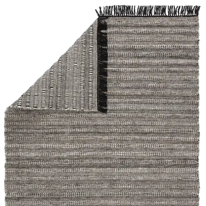 Jaipur Living Torre Indoor/ Outdoor Solid Black/ Rust Area Rug (CASTILLO – CSL03)