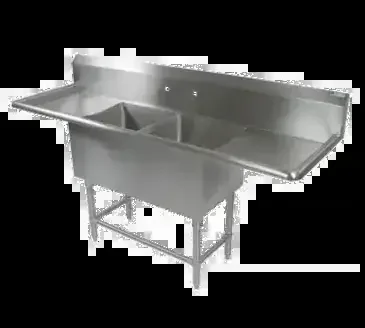 John Boos 2PB18-2D24 Sink, (2) Two Compartment