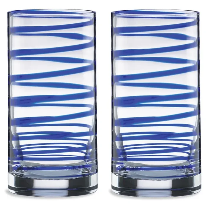 Kate Spade Charlotte Street Highball Glass, Set of 2