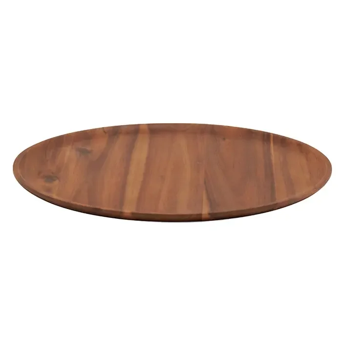 Kennedy Acacia Wood Dinner Plates Set/4