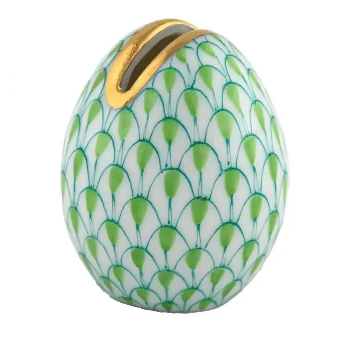Key Lime Egg Place Card Holder – Herend