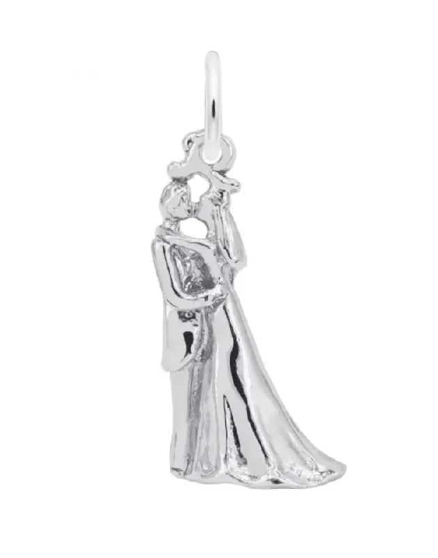 Kiss the Bride Charm – Sterling Silver – Rembrandt Charms