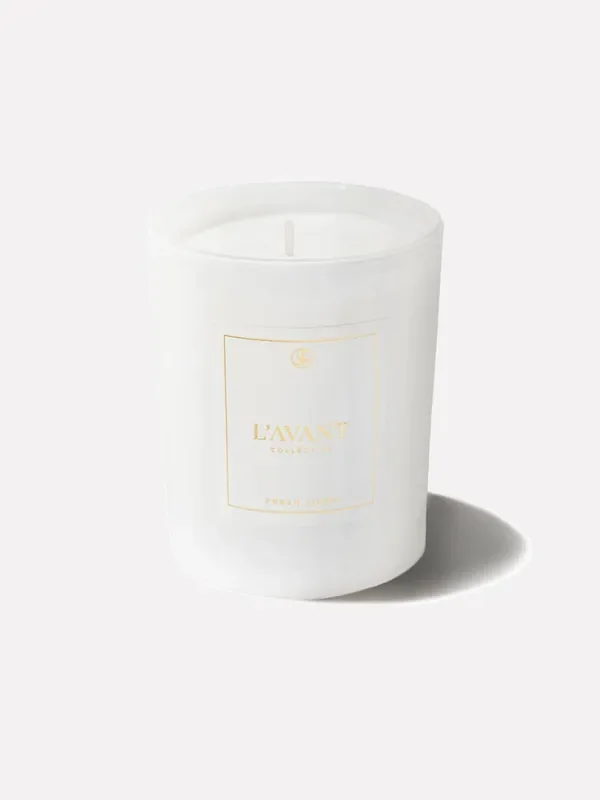 L‘AVANT Collective – Fresh Linen Candle – White