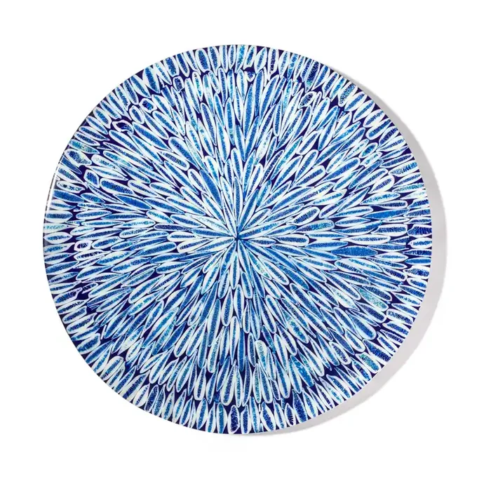 Ladorada Blue Almendro Round Centerpiece 16″