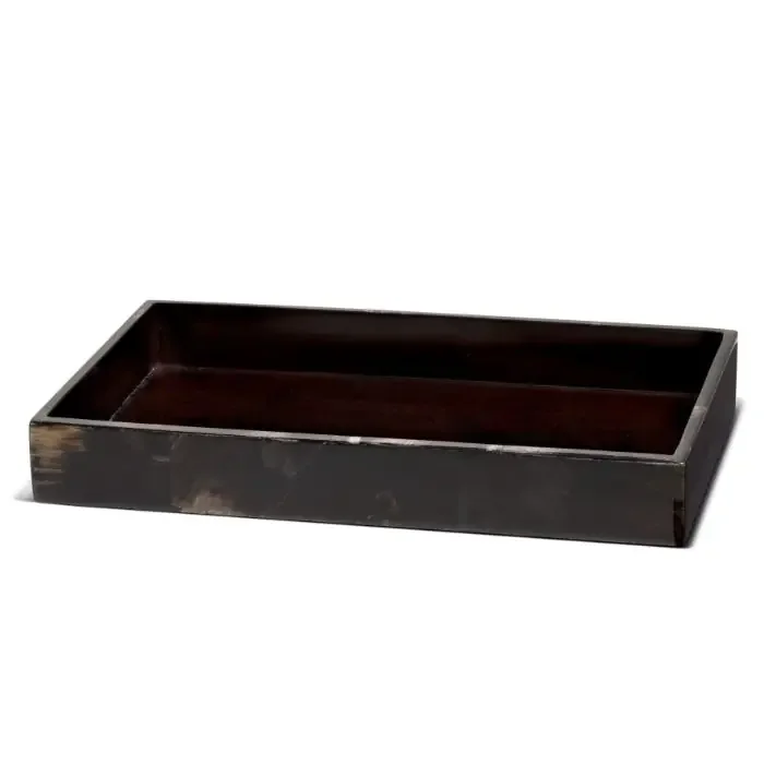 Ladorada Horn Veneer Vanity Tray