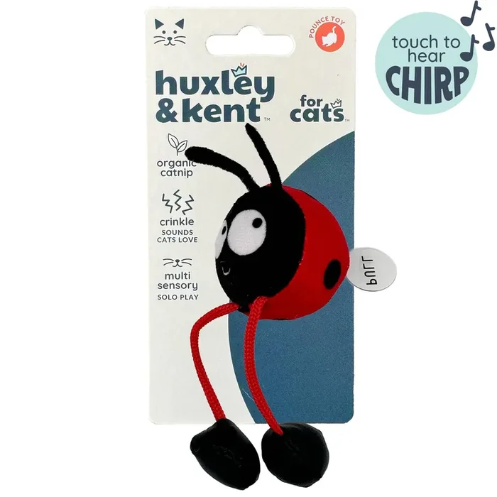Ladybug Chirpy Toy for Cats