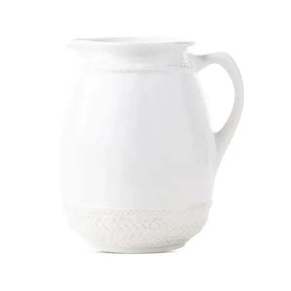 Le Panier Pitcher/Vase – Whitewash – Juliska
